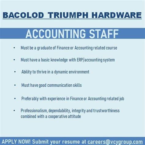 triumph kabankalan hiring|HIRING! .